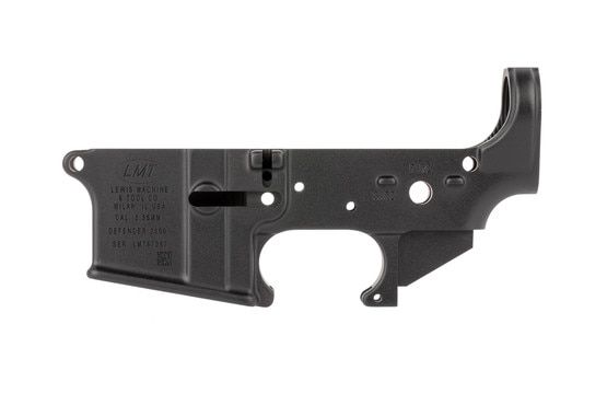 LMT Defense ar-15 stripped lower has Mil-Spec .154 trigger pin diameter